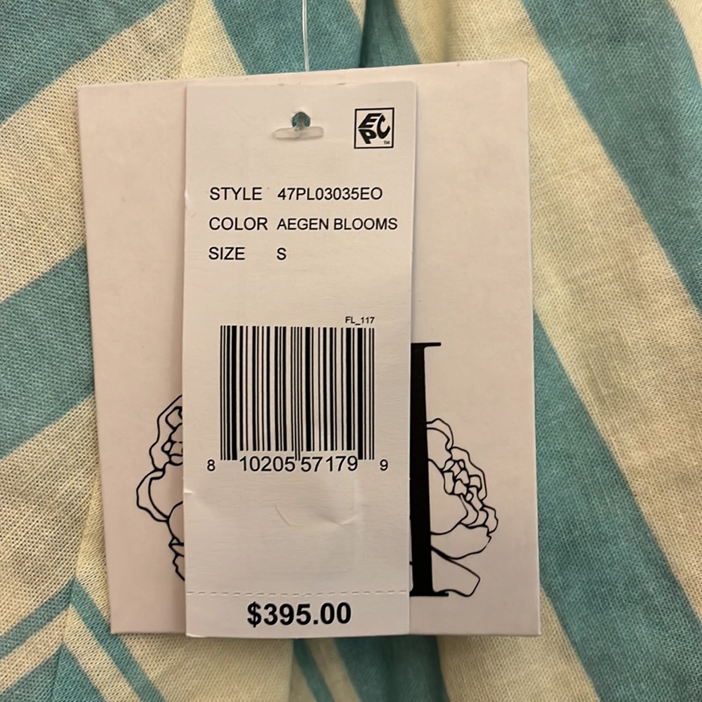 Mestiza New York Convertible Floral and Striped A-Line Skirt New Size Small - Picture 6 of 11